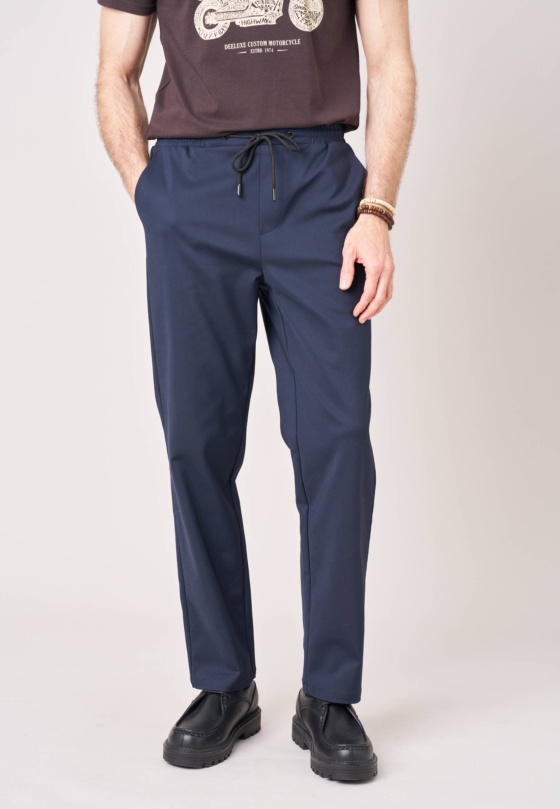 Pantalon regular homme en toile GEORGIO, DEELUXE