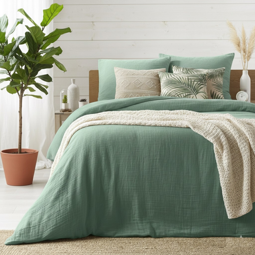 Parure de lit Gaze de coton tendance, EDEN