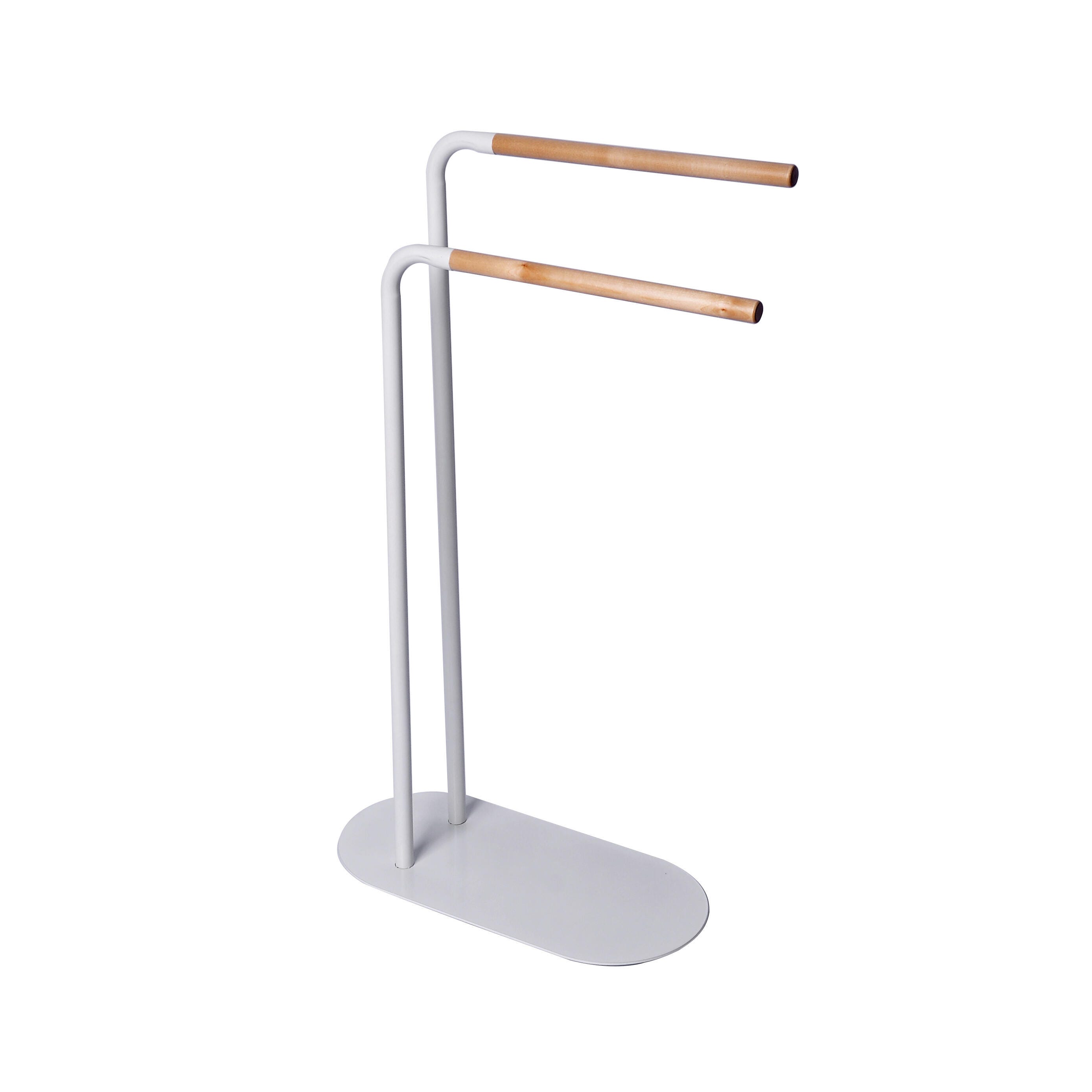 Porte-serviette sur pied en acier et bois, SCANDI, SENSEA