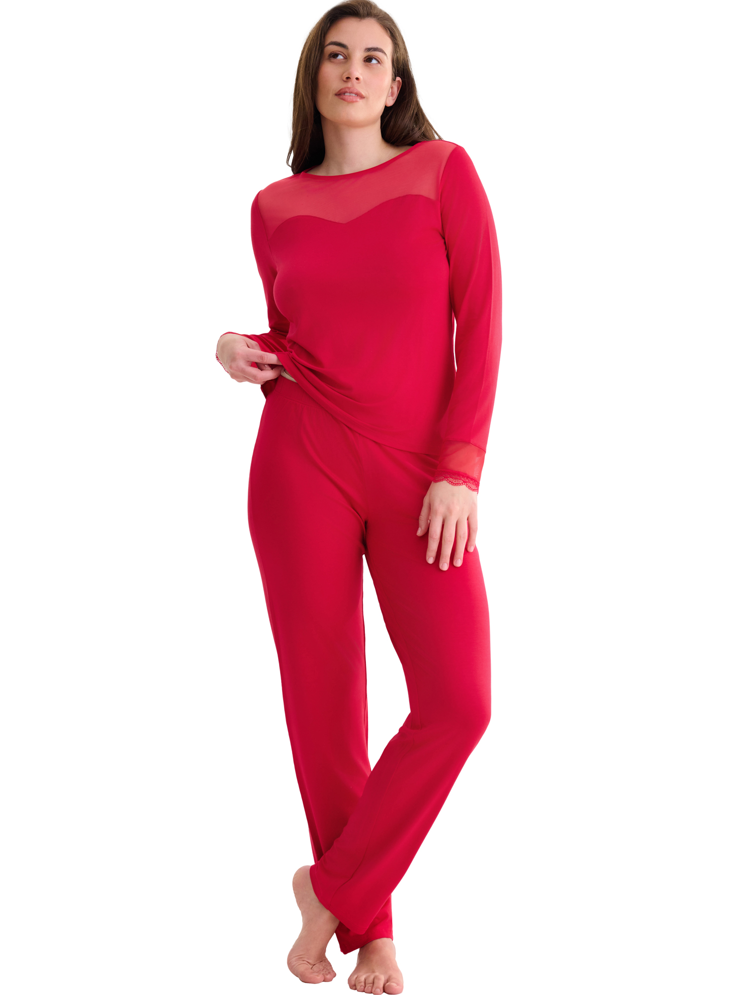 Pyjama pantalon top manches longues ROXANNE, LISCA