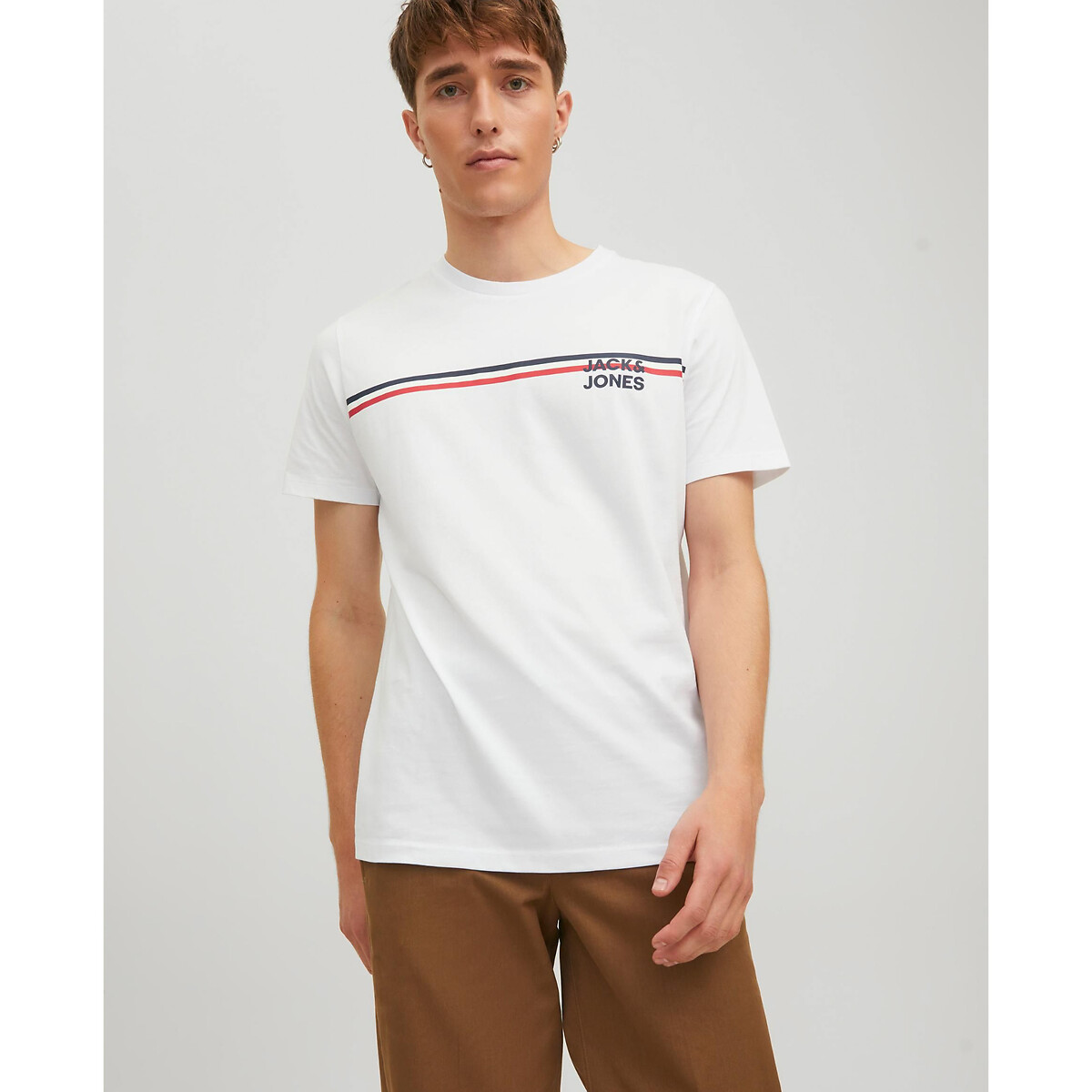 Image of Atlas Cotton T-Shirt with Crew Neck