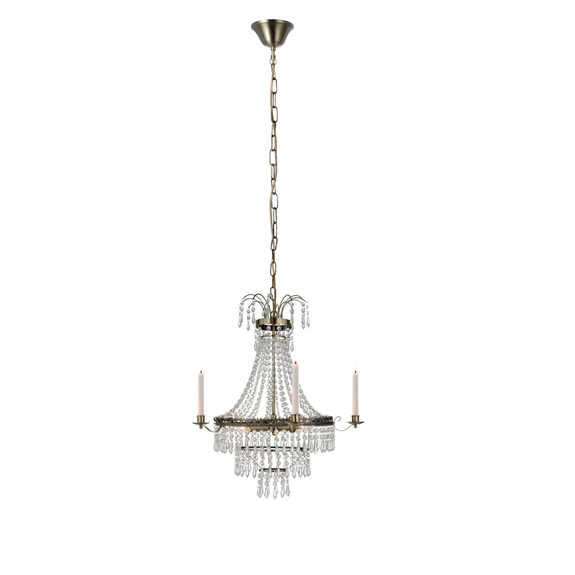 Lustre avec prismes en cristal MARIELUND, MARKSLOJD