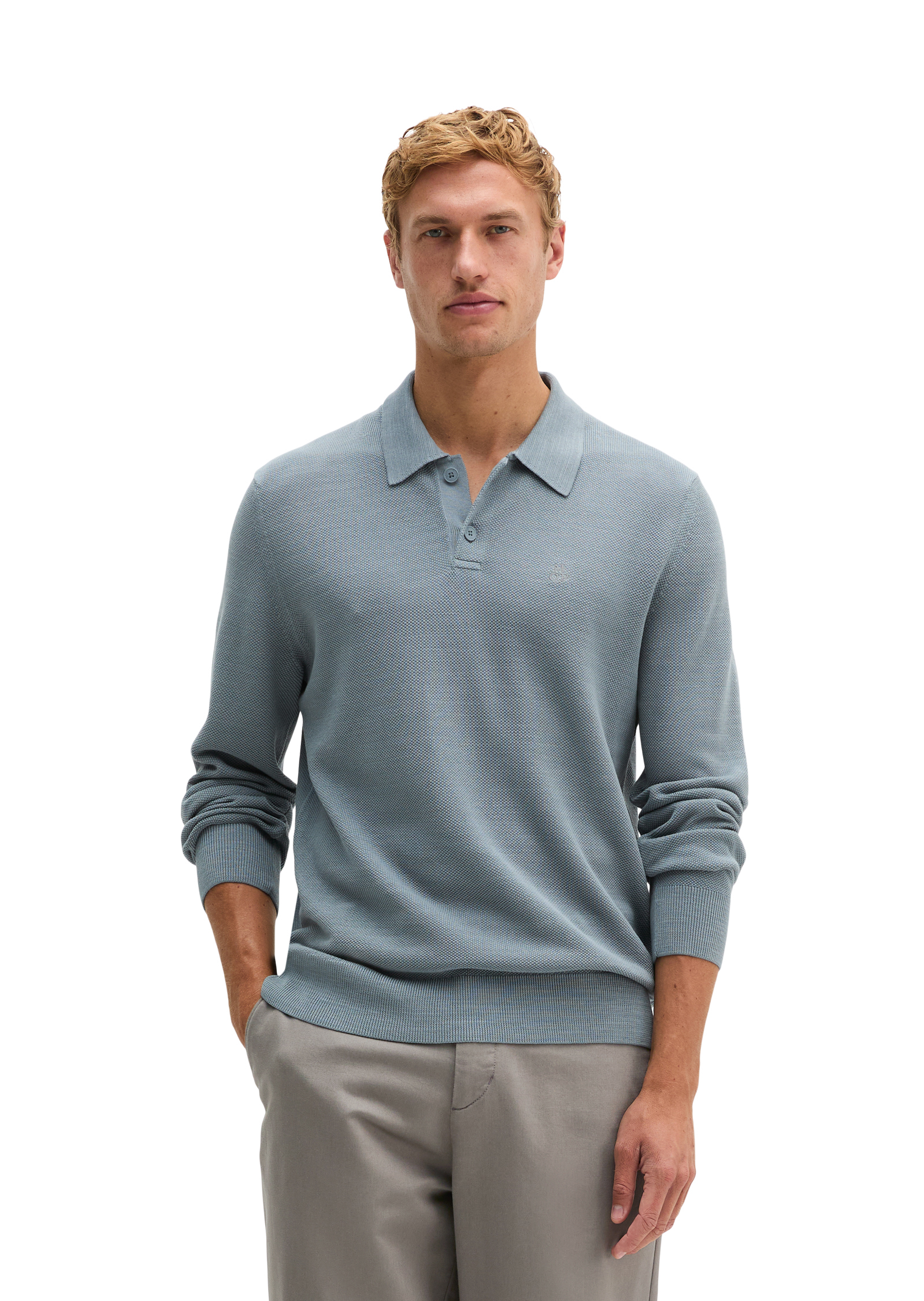Polo en maille, coupe classique en pur coton biologique, MARC O'POLO