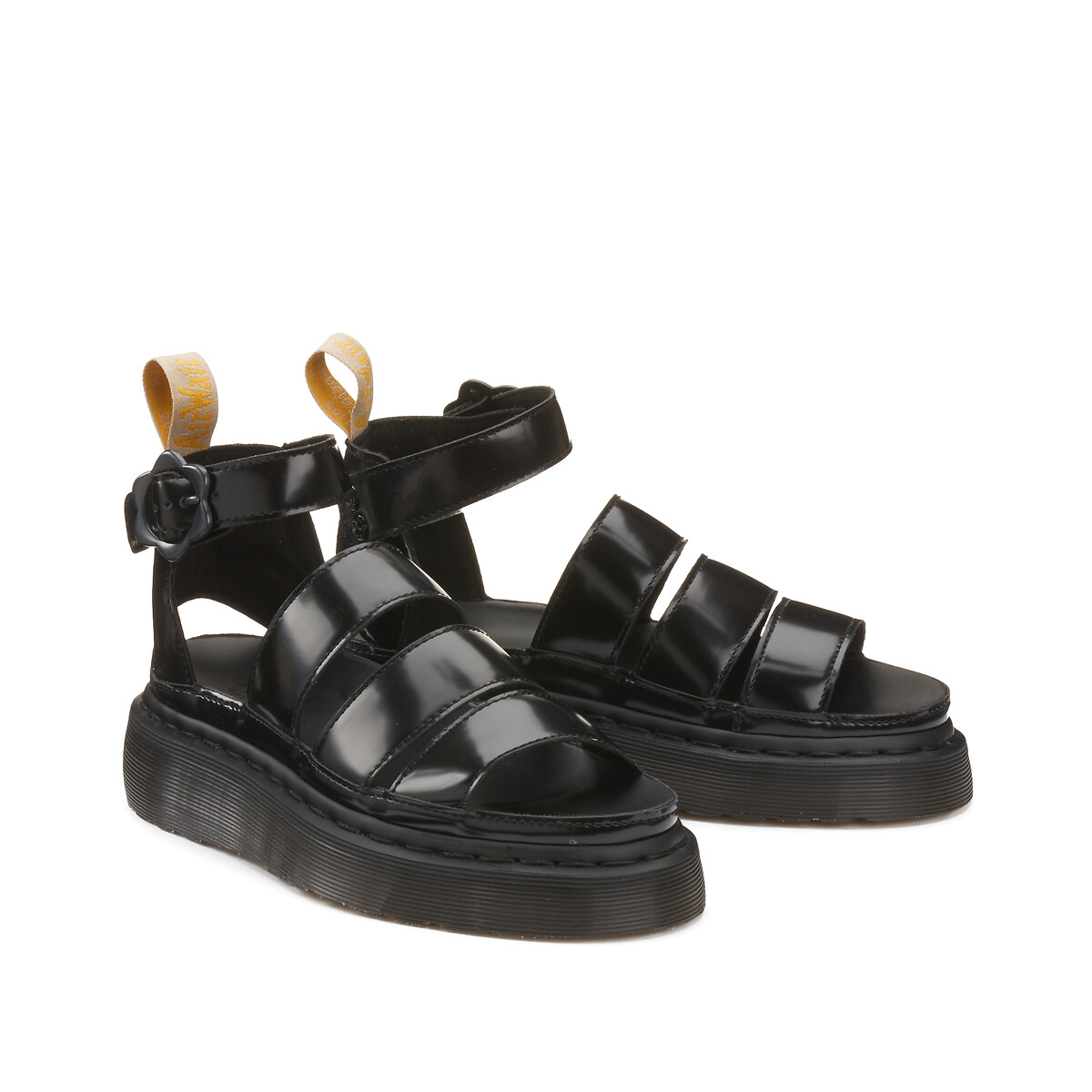 Dr martens clarissa sandals black outlet patent