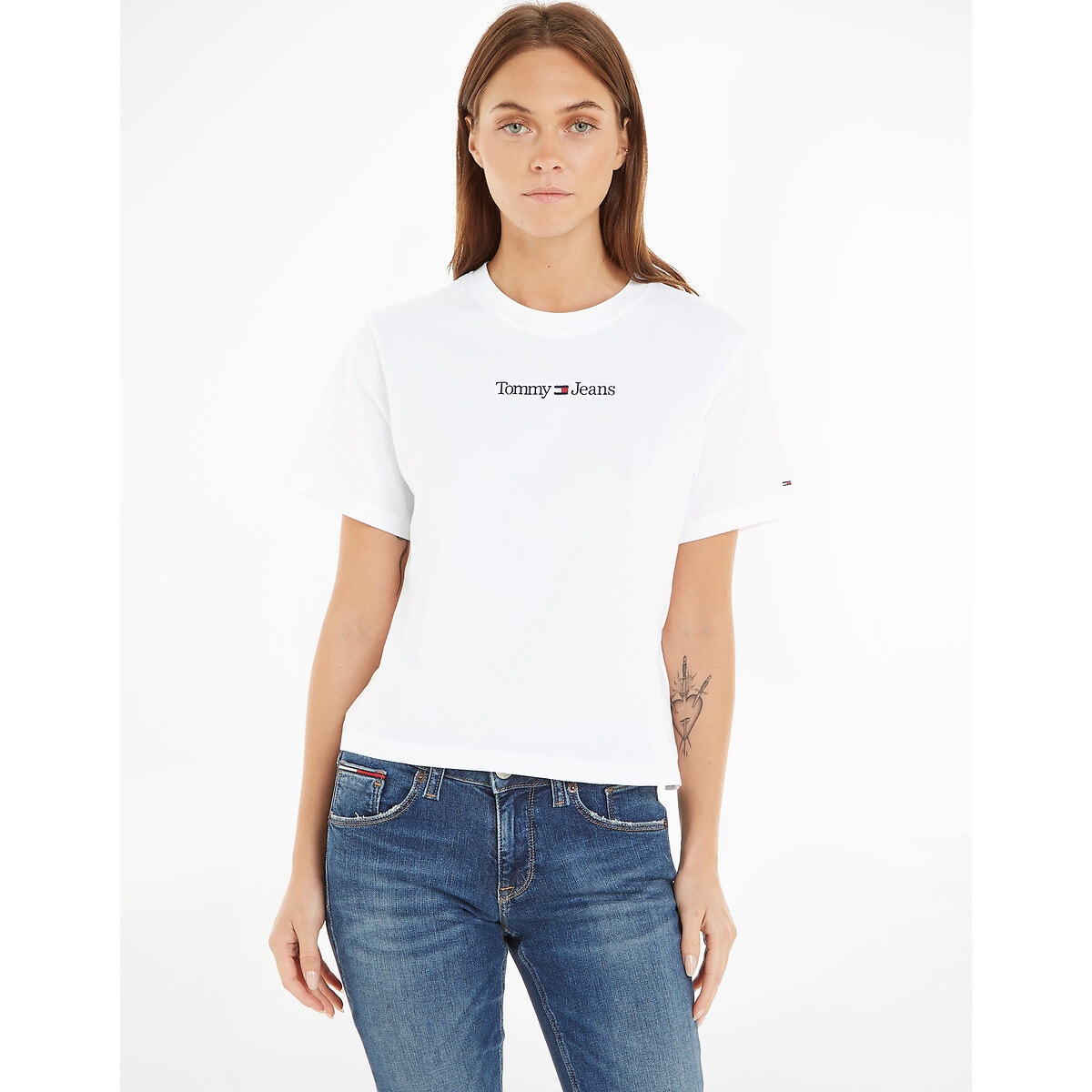 tommy jeans white t shirt women's