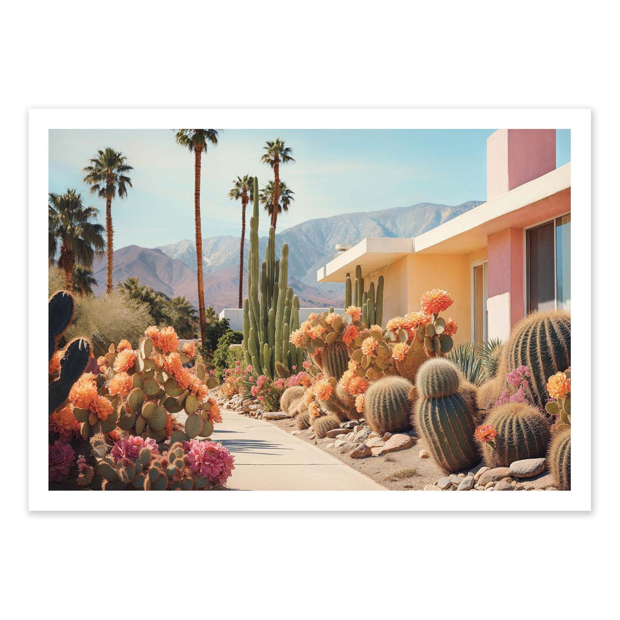 Affiche d'art - California Cactusland - Philippe Hugonnard, WALL EDITIONS