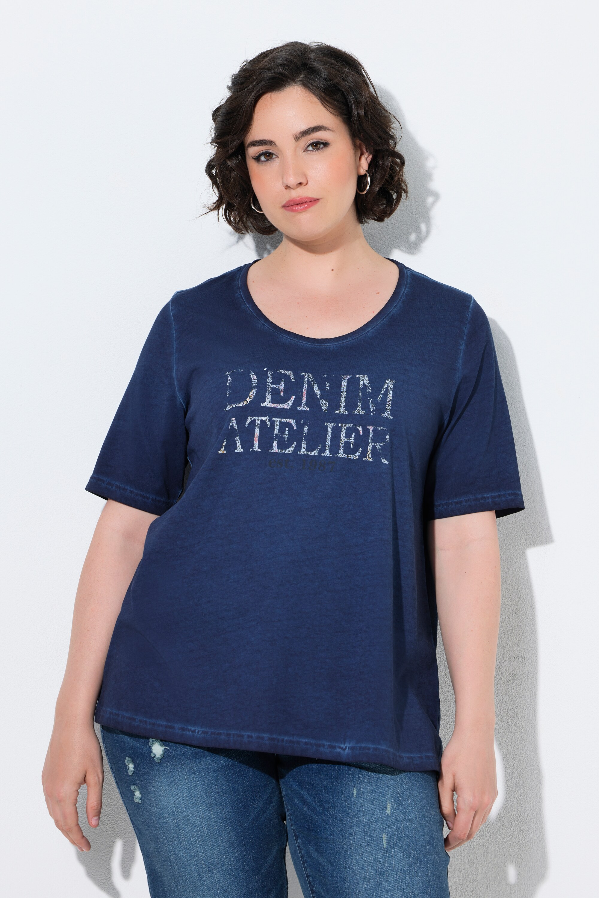T-shirt avec message, ULLA POPKEN