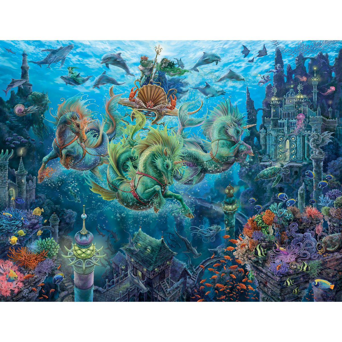 Ravensburger - Puzzles adultes - Puzzle 2000 pièces - Sous l'eau