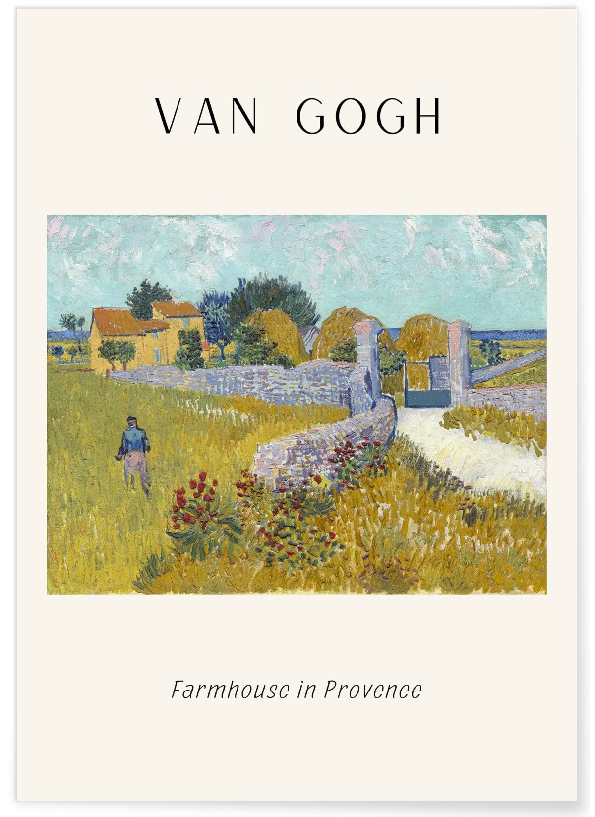 Affiche Van Gogh - Farmhouse in Provence, L'AFFICHERIE