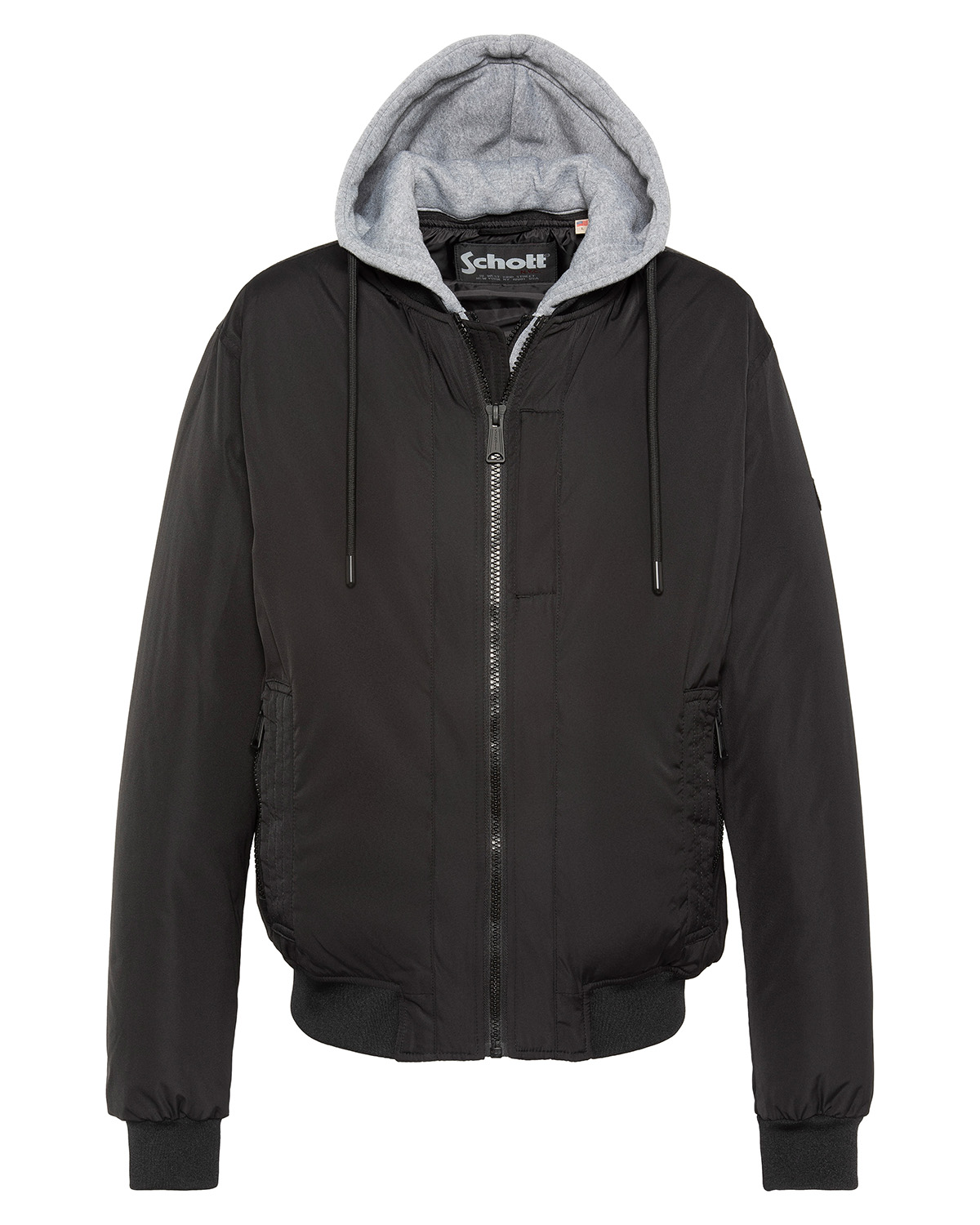 Blouson à capuche avec plastron amovible, SCHOTT