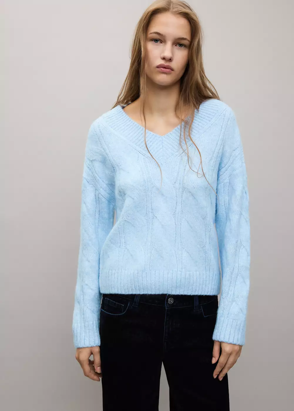 Pull-over torsades col V, MANGO TEEN