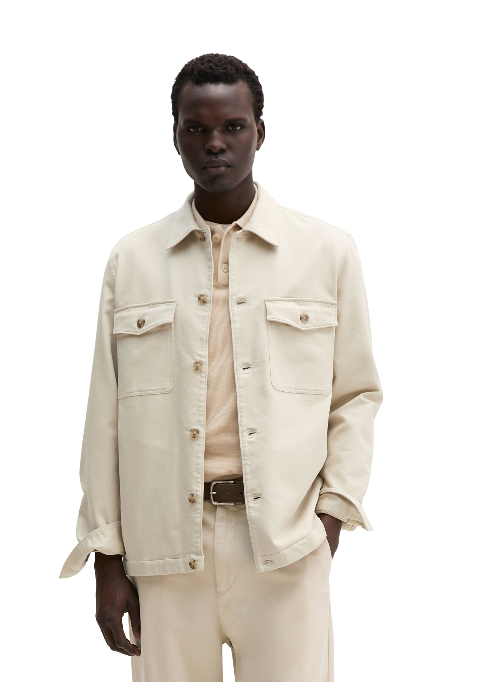 Survêtement en latex en qualité de coton bio lisse, MARC O'POLO