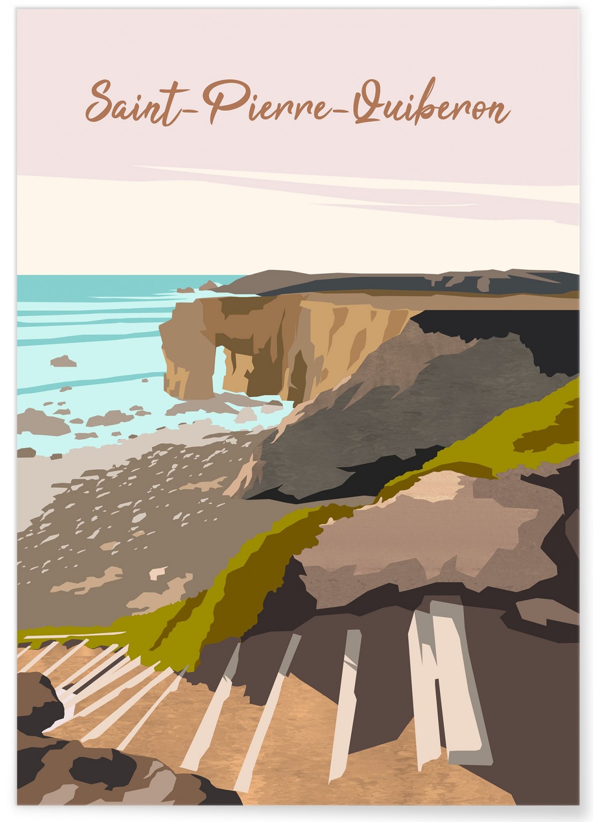 Affiche ville Saint-Pierre-Quiberon, L'AFFICHERIE
