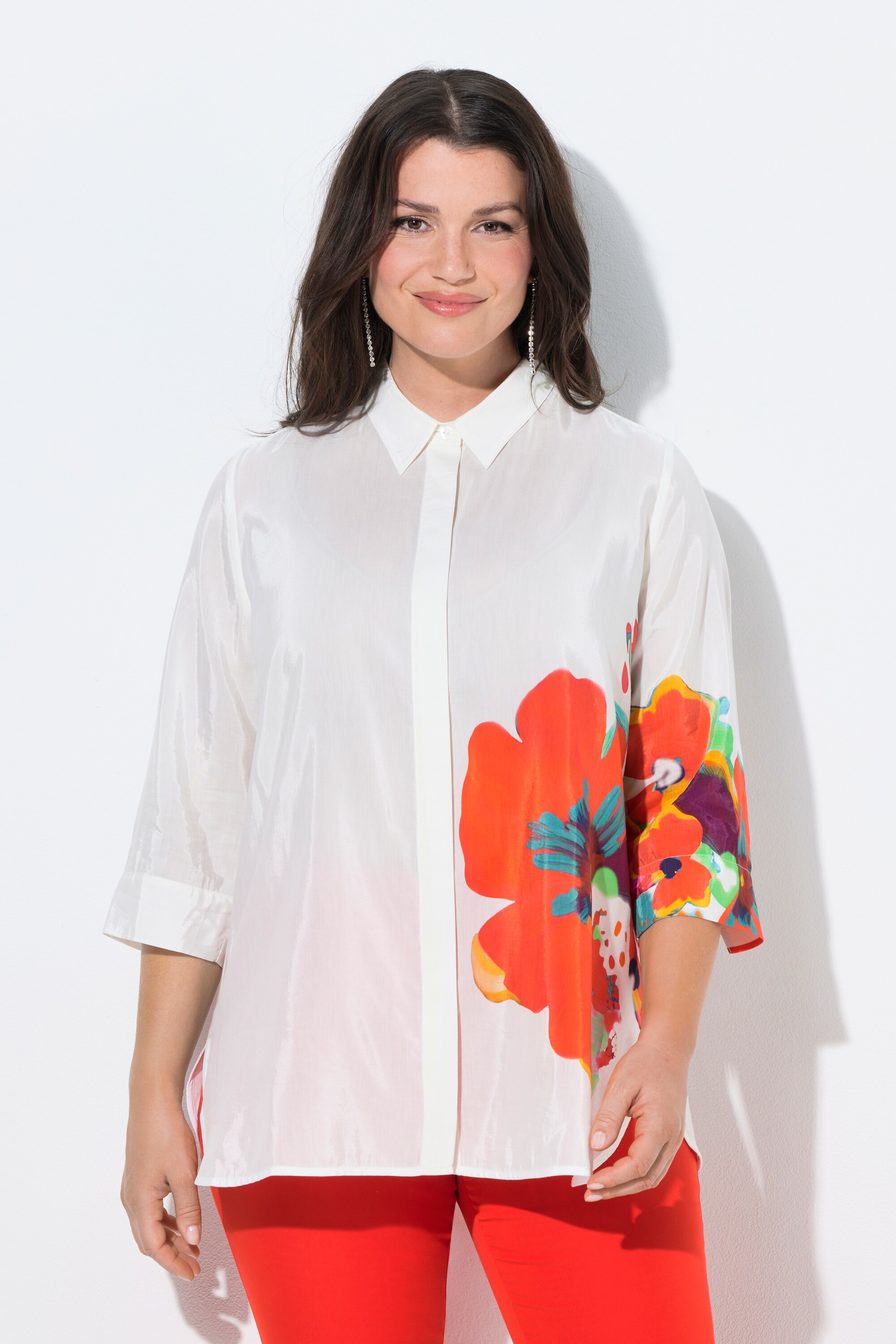Chemisier motif à fleurs, ULLA POPKEN