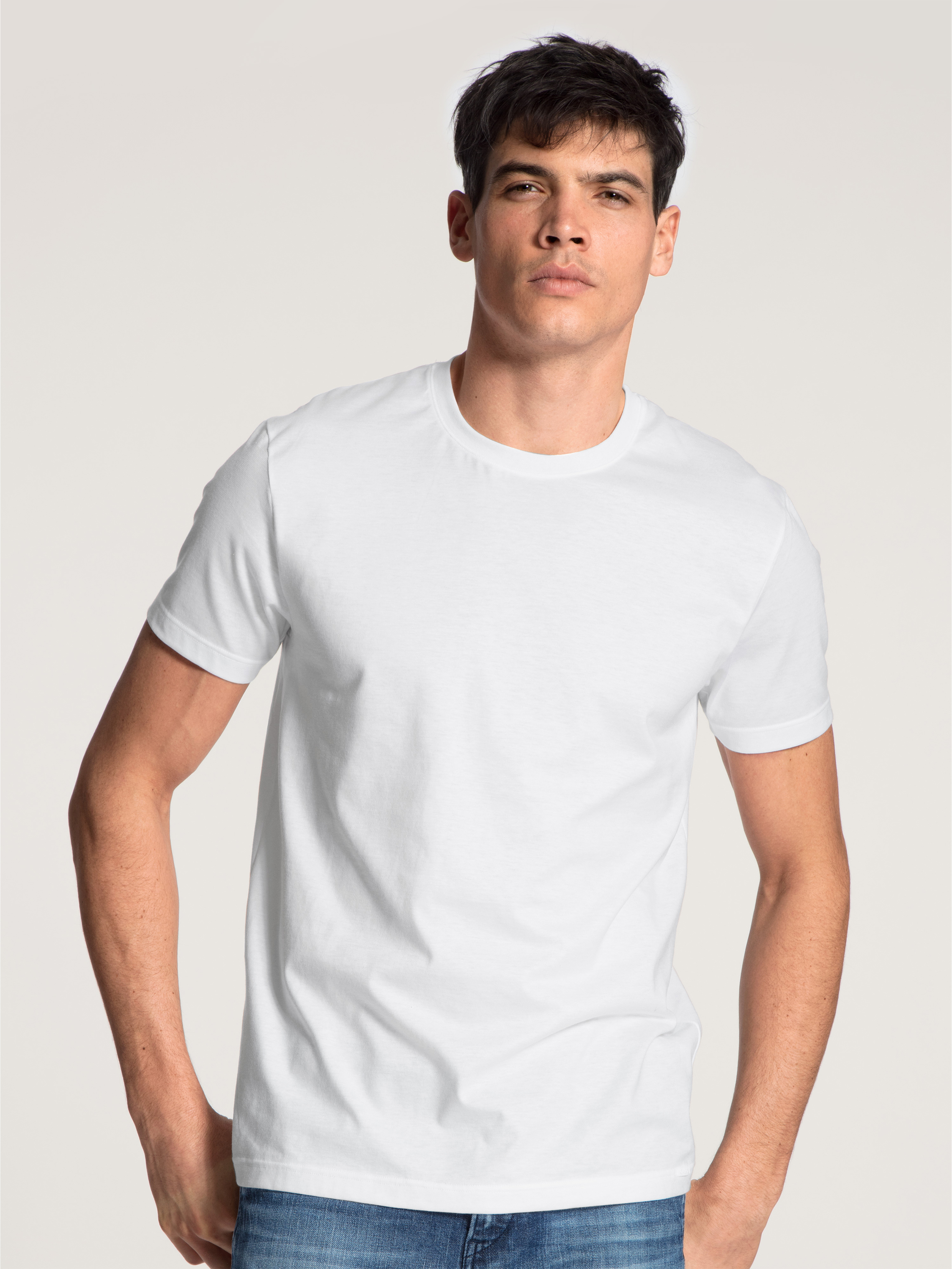 T-Shirt, 2er-Pack manches courtes Coton NATURAL BENEFIT, CALIDA