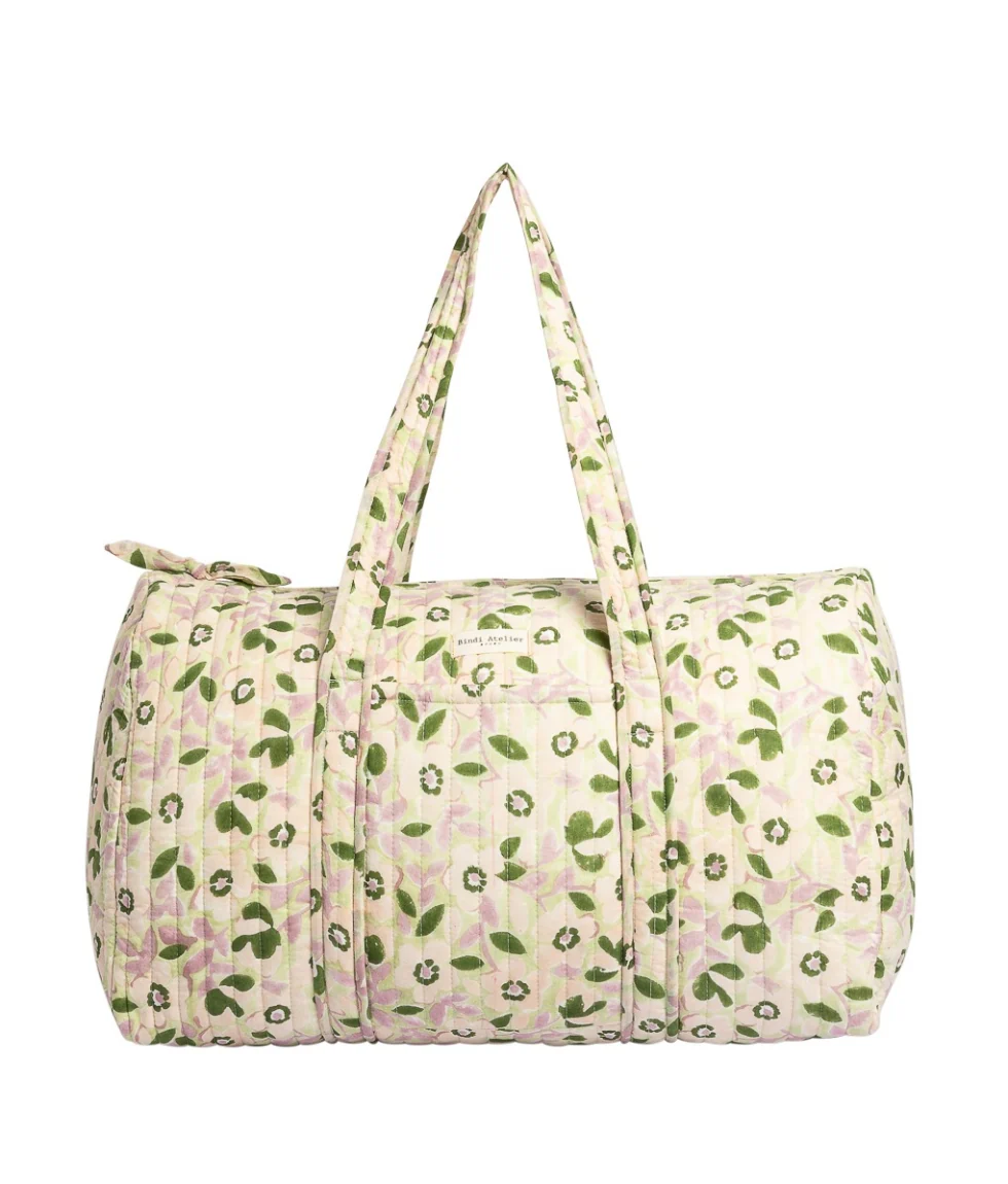 Sac weekend en coton Amelia, BINDI ATELIER