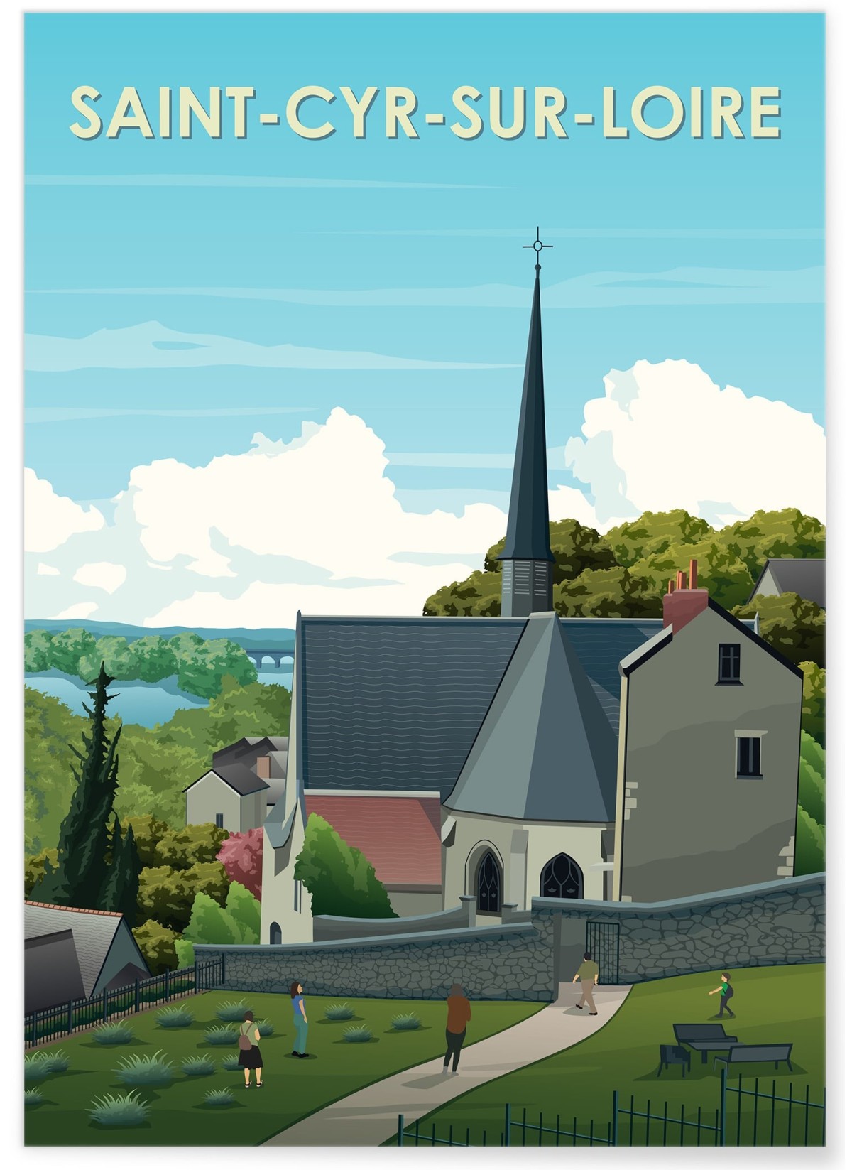Affiche ville Saint-Cyr-sur-Loire, L'AFFICHERIE