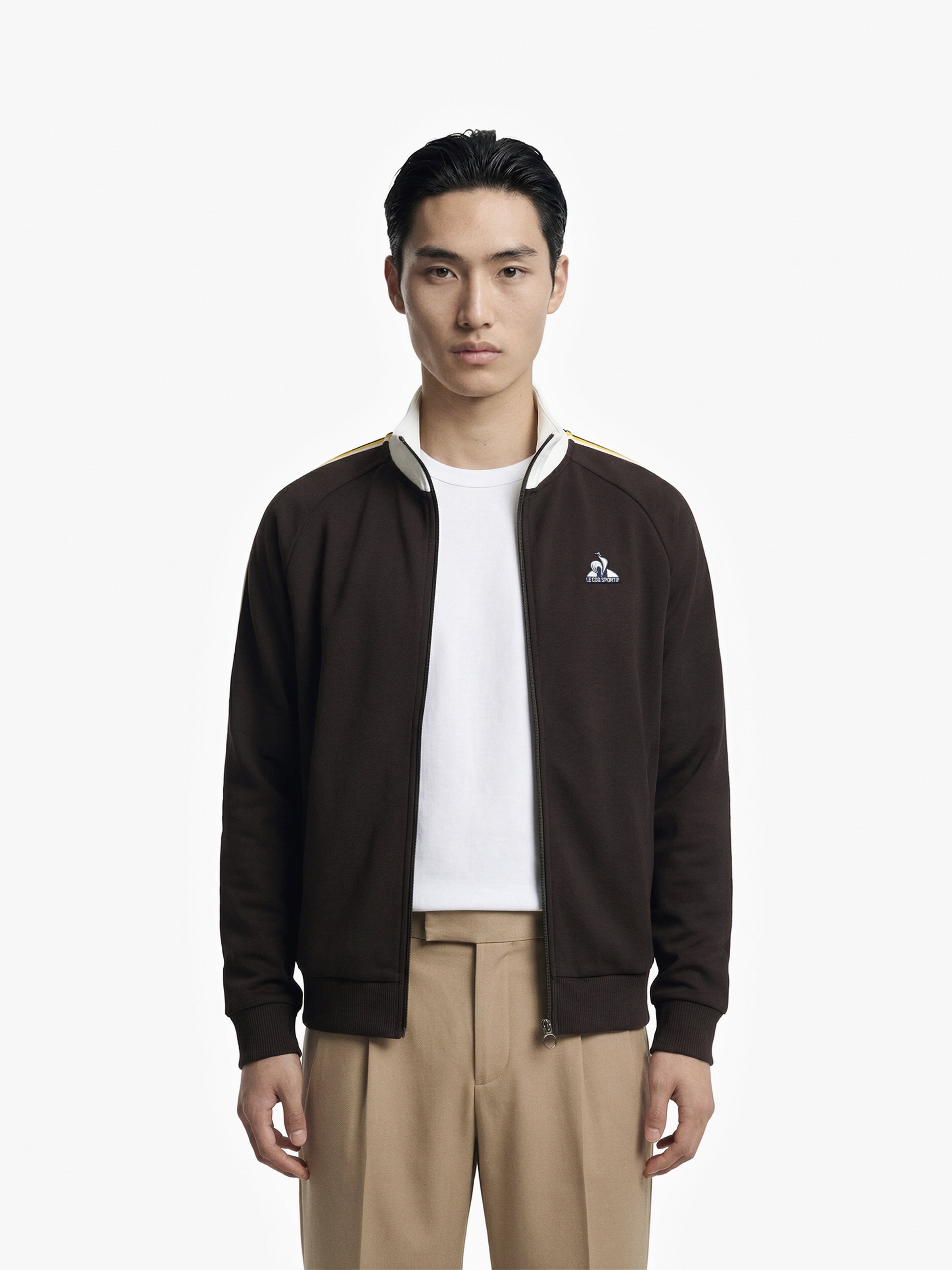 Sweat zippé Héritage, LE COQ SPORTIF
