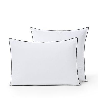 100% Organic Washed Cotton Muslin 400 Thread Count Pillowcase AM.PM