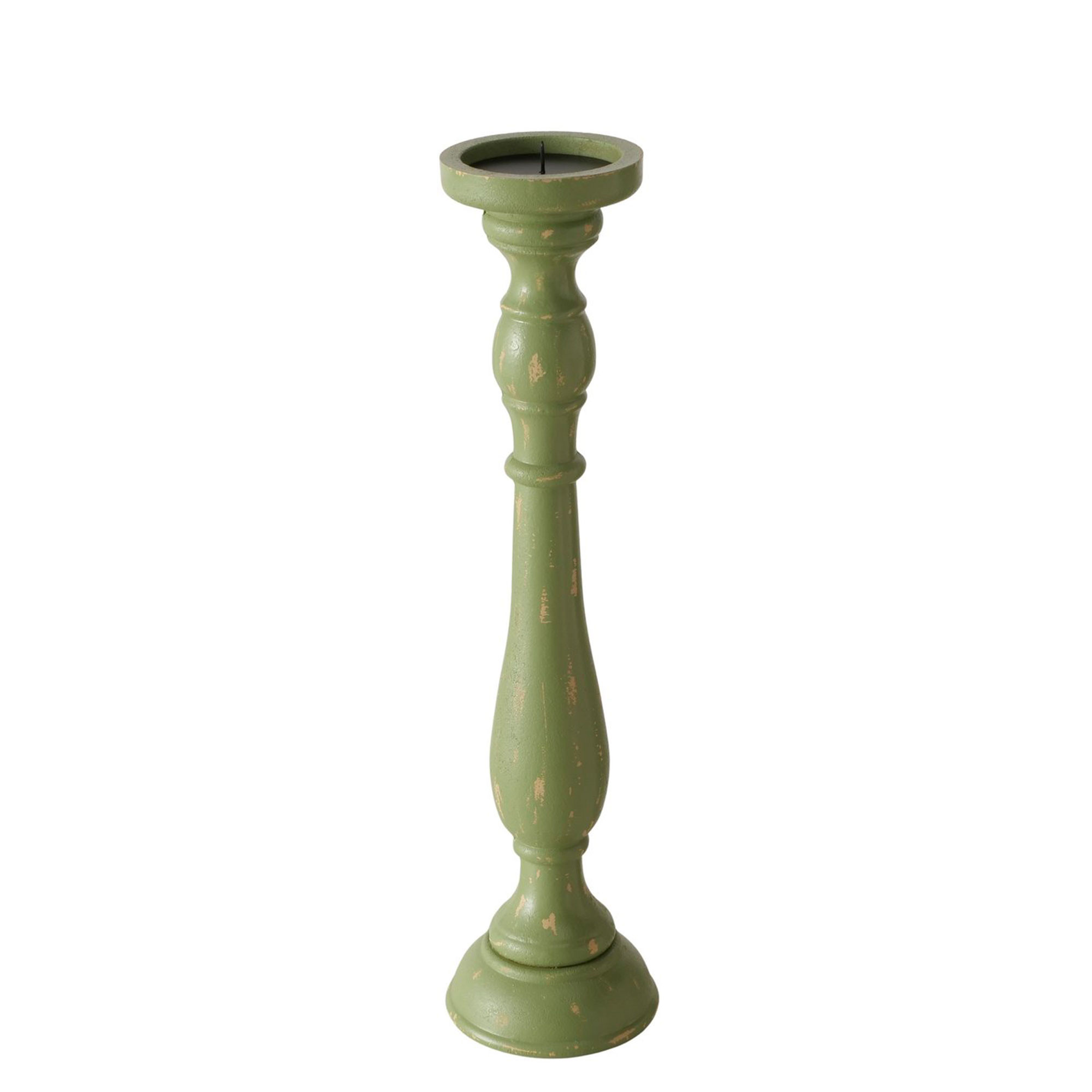 Grand bougeoir vert 11.5x11.5x47cm, WADIGA
