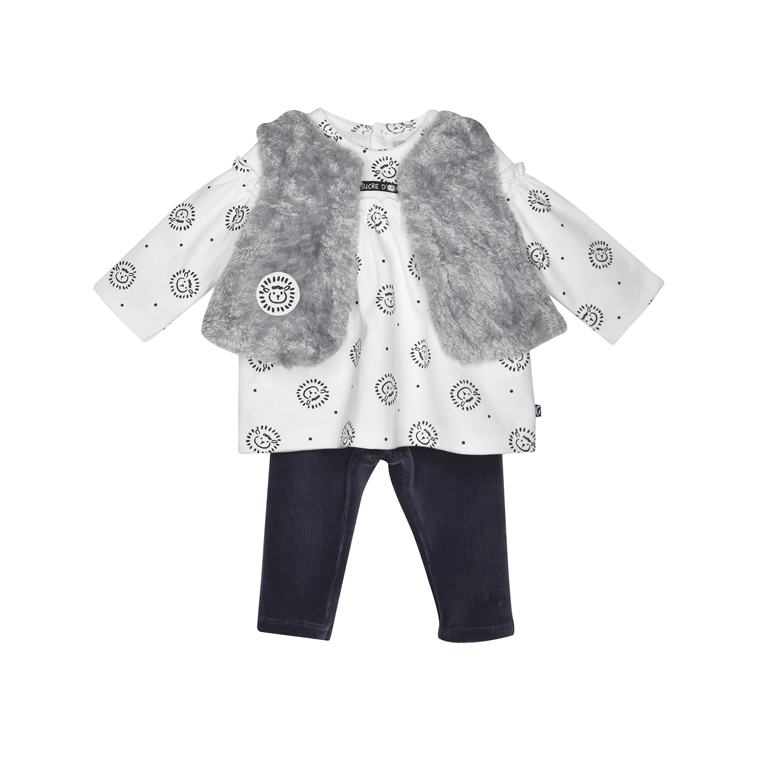 Tunique jegging gilet florita, SUCRE D'ORGE