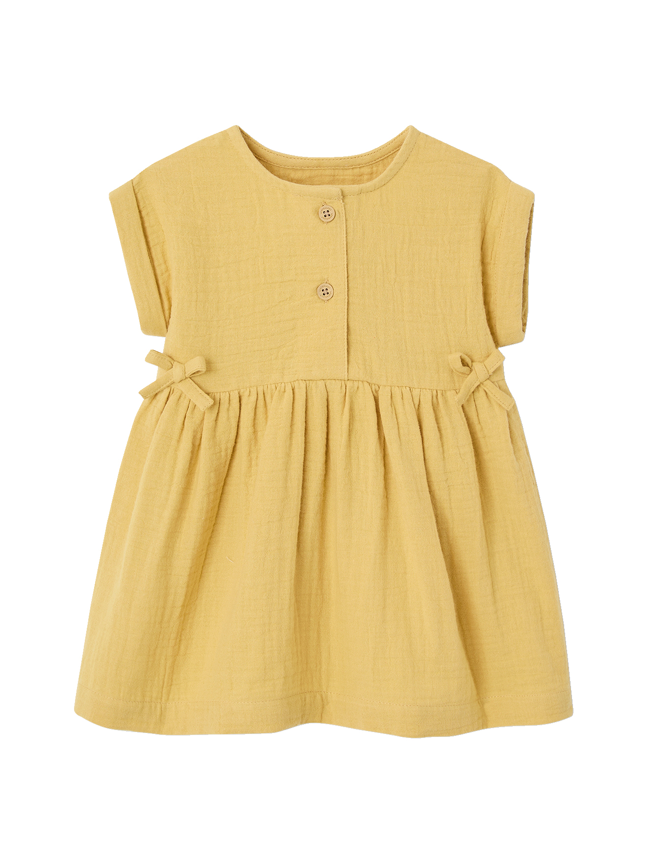 Robe bébé en gaze de coton, VERTBAUDET