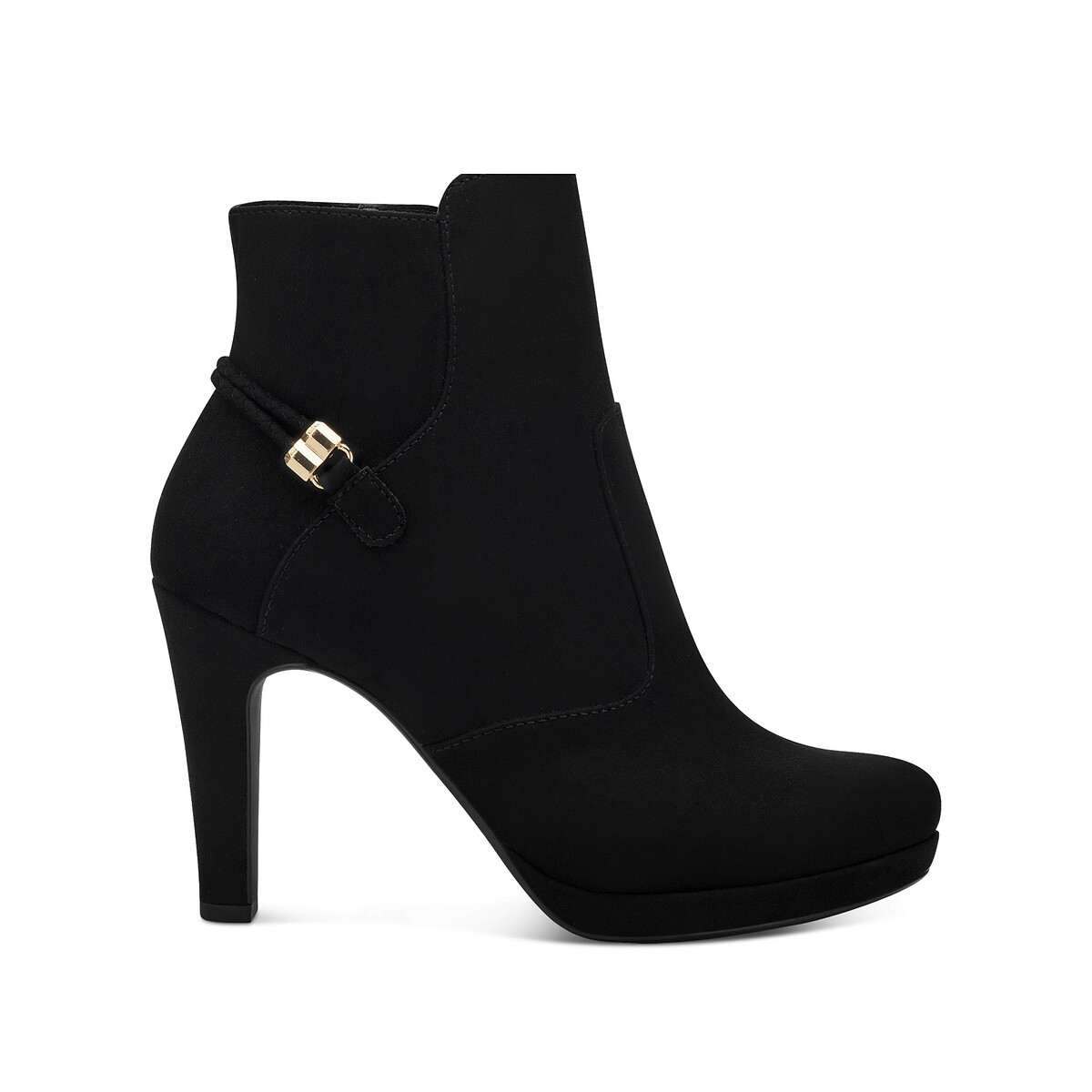 Heeled ankle boots black Tamaris La Redoute