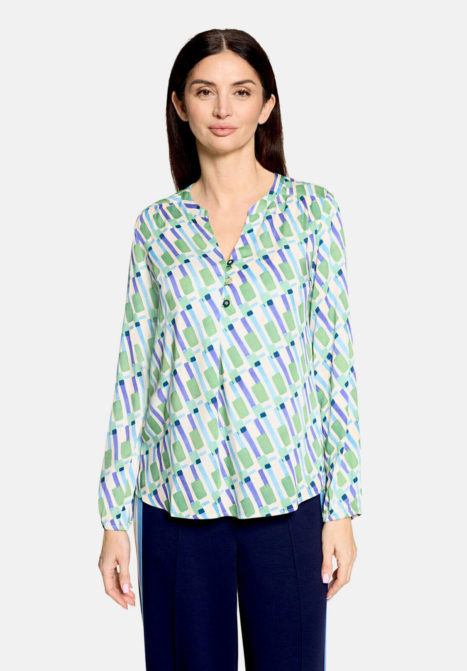 Blouse casual à boutons, CARTOON
