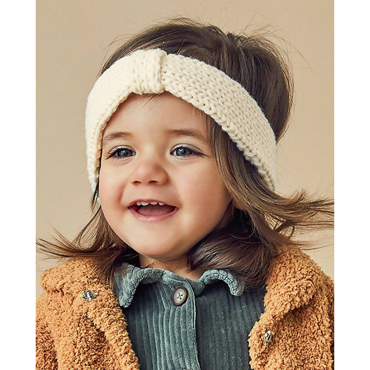 Bandeau en laine, enfant bébé fille taille 2/3 ans, headband