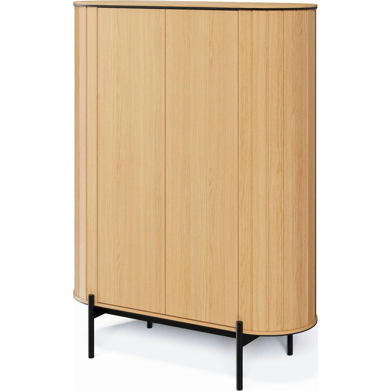Buffet haut cannelé ROTTO en bois, RECOLLECTION