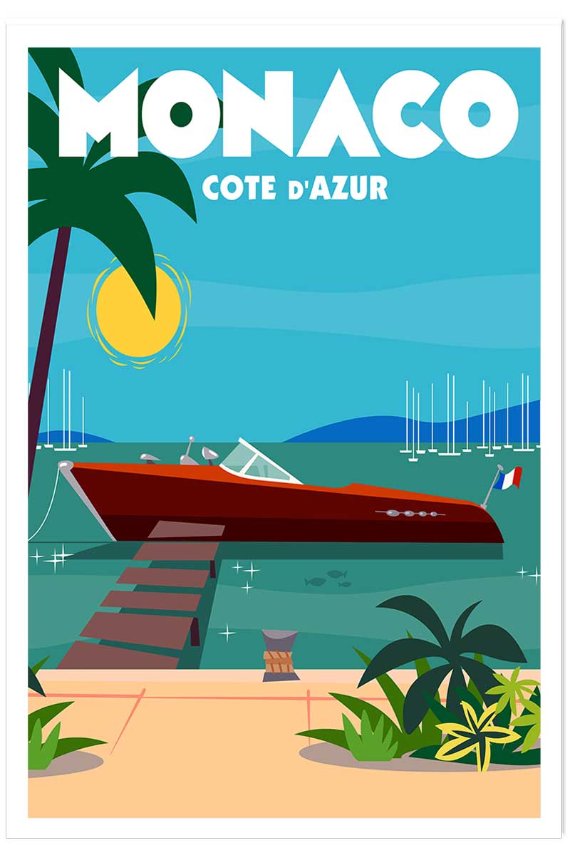 Poster de monaco dream, HEXOA