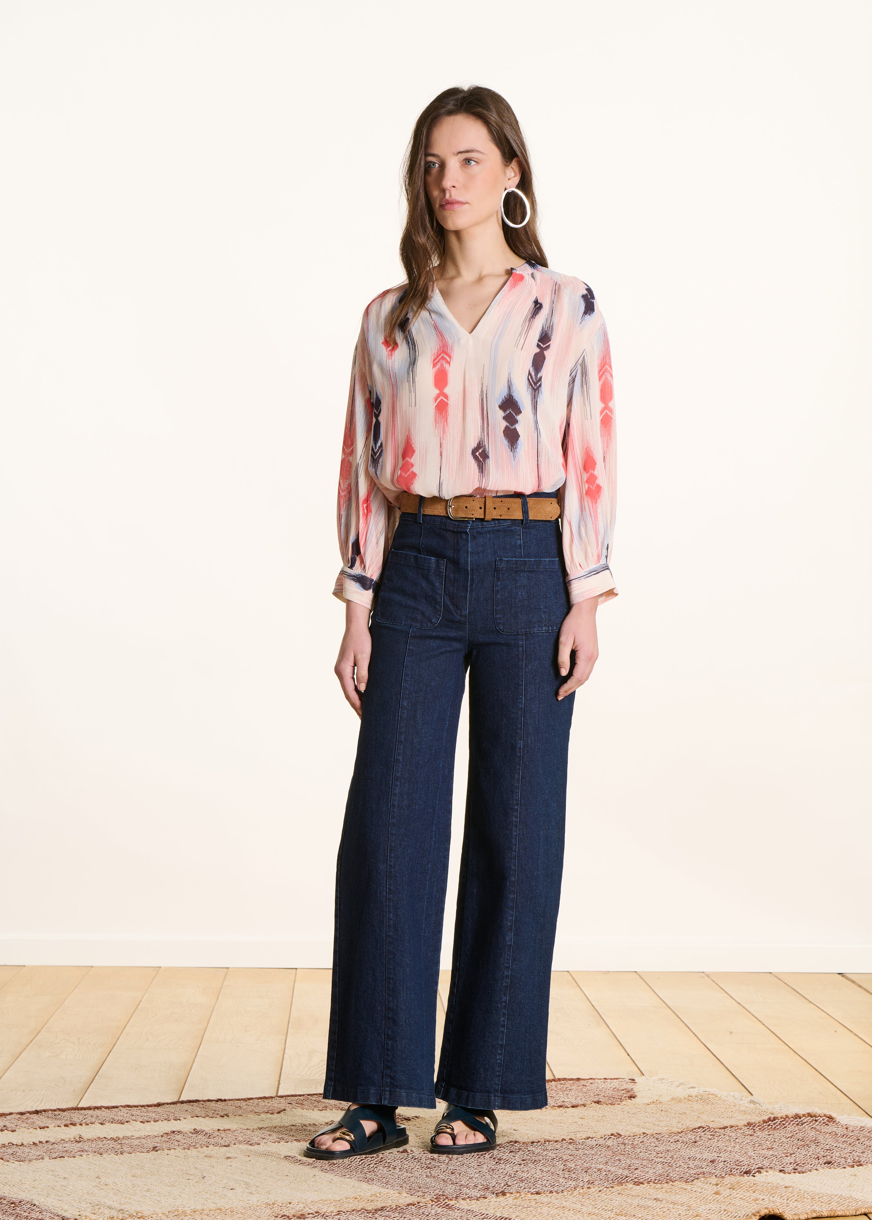 Jean large taille haute, LA FEE MARABOUTEE