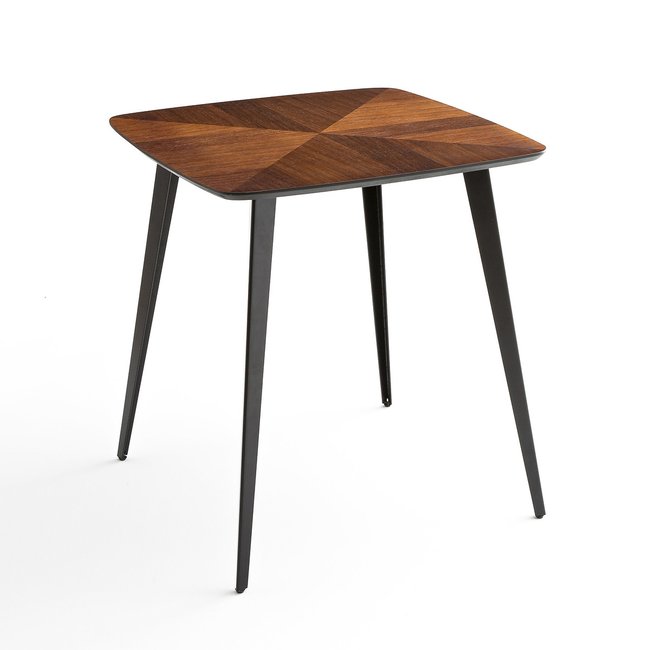Watford Bistro Table with Inlaid Marquetry (Seats 2)., walnut, LA REDOUTE INTERIEURS