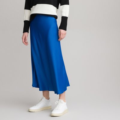 Recycled Midaxi Skirt in Matt Satin LA REDOUTE COLLECTIONS