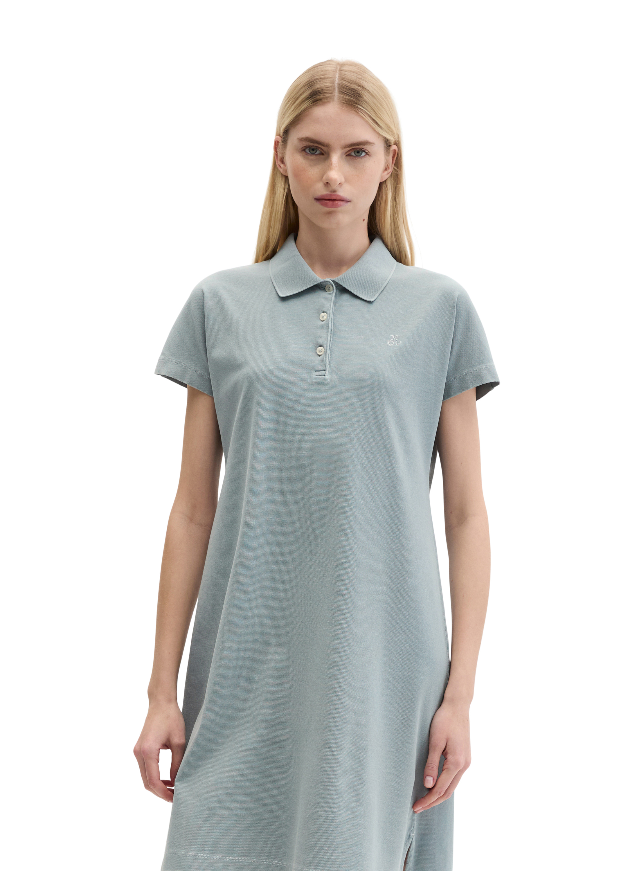 Robe polo regular en jersey piqué, MARC O'POLO