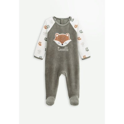 Pyjama bébé en velours Canaille PETIT BEGUIN