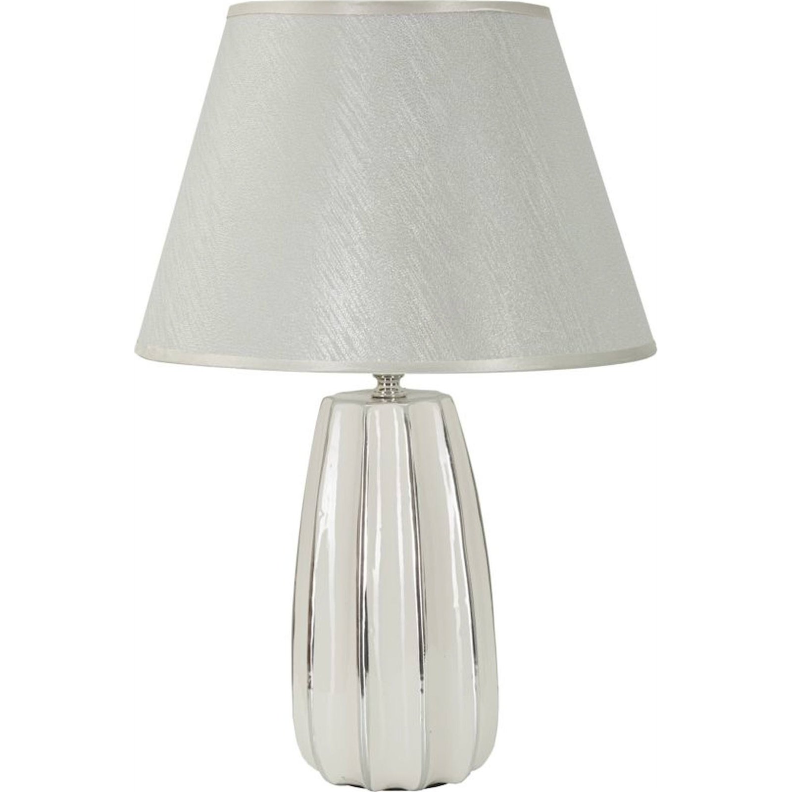 Lampe à poser en céramique abat-jour tissu GLAM, RECOLLECTION