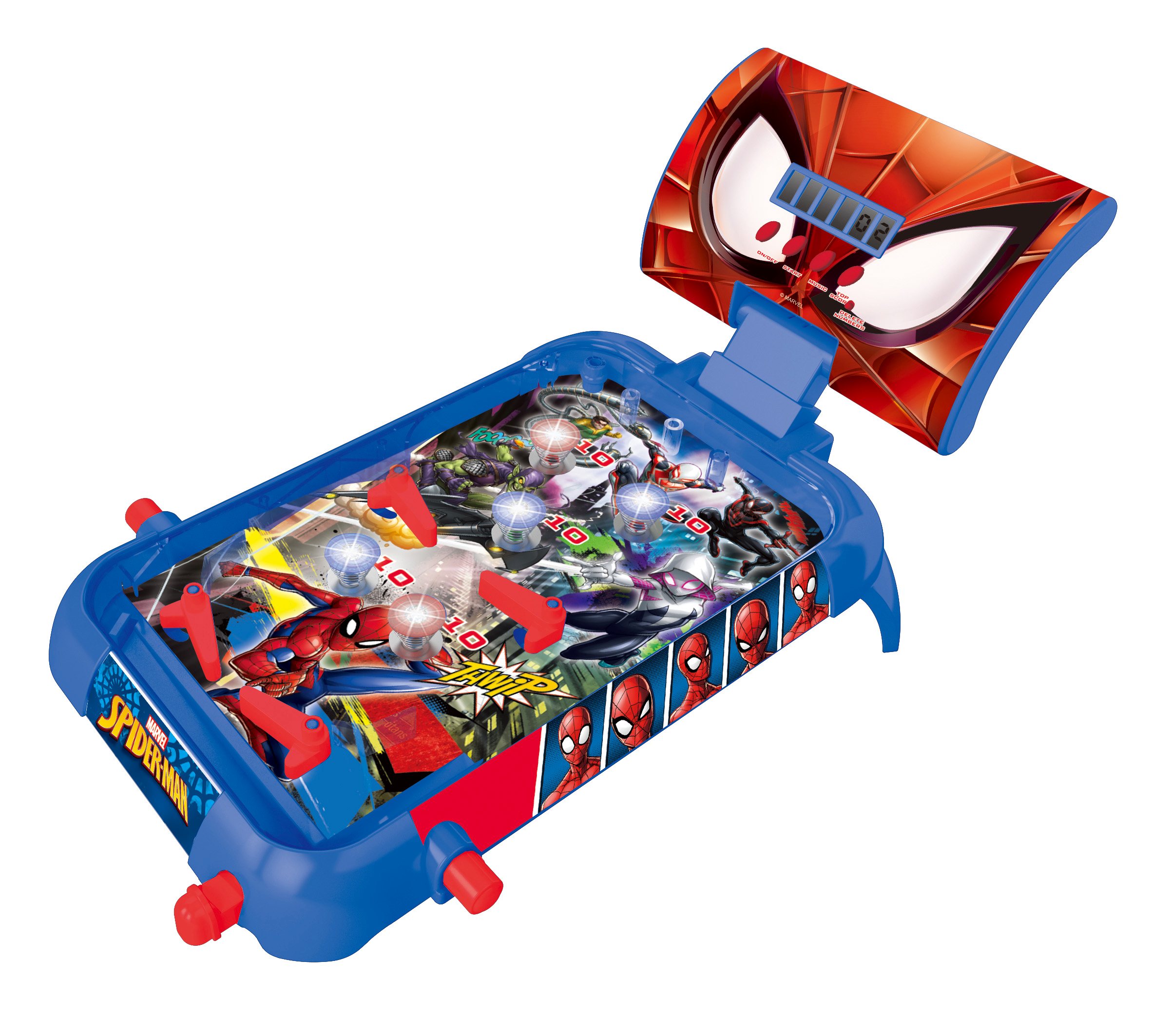 Flipper électronique de table SpiderMan, LEXIBOOK