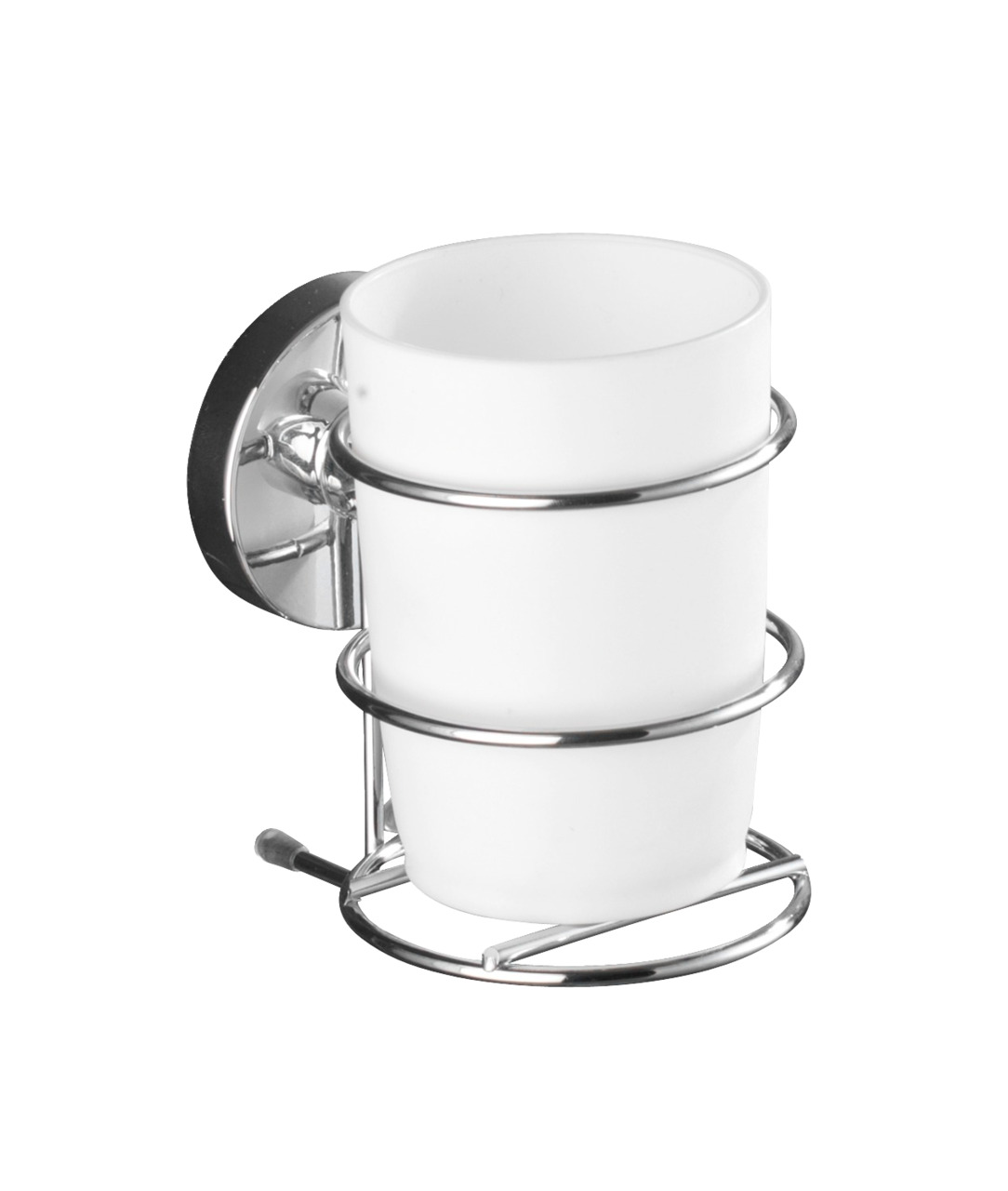Lot de 2 Gobelets mural salle de bain MILAZZO, WENKO