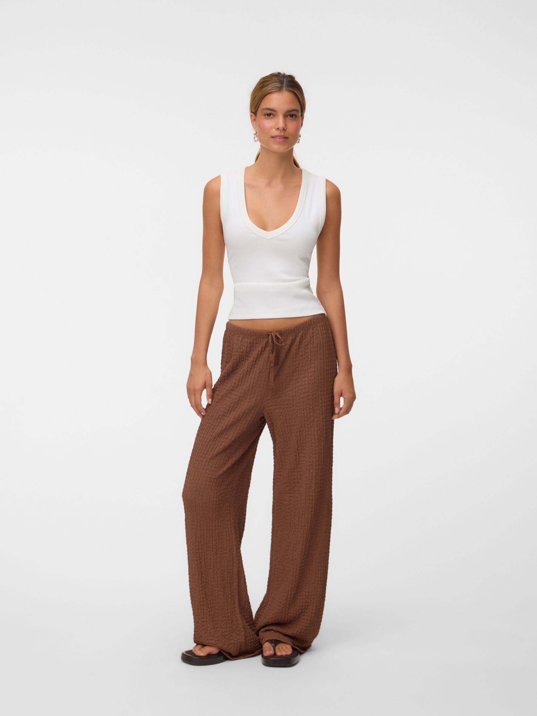 Pantalon À Jambe Large, VERO MODA