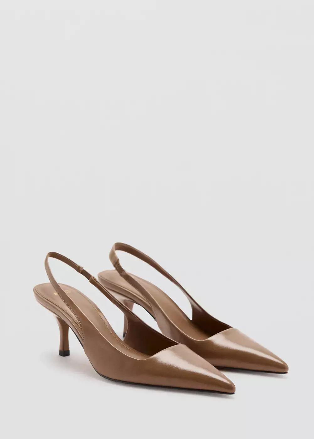 Escarpin à petit talon, ouvert à l’arrière, MANGO