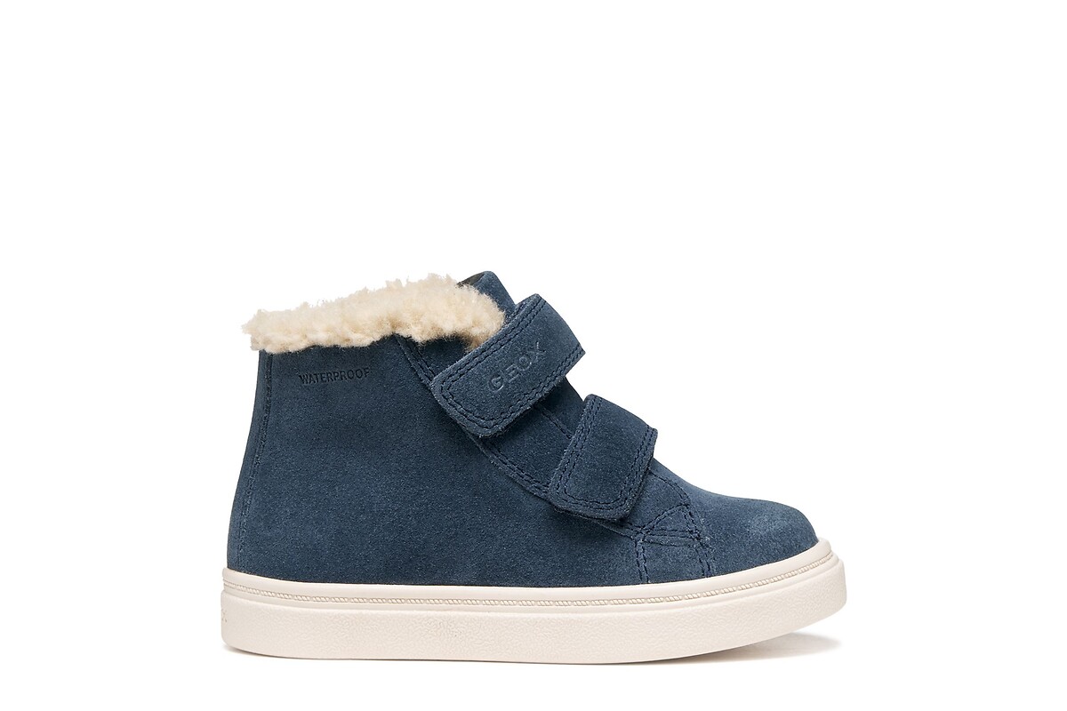 Baskets montantes fourrées, en cuir, NASHIK WATERPROOF, GEOX