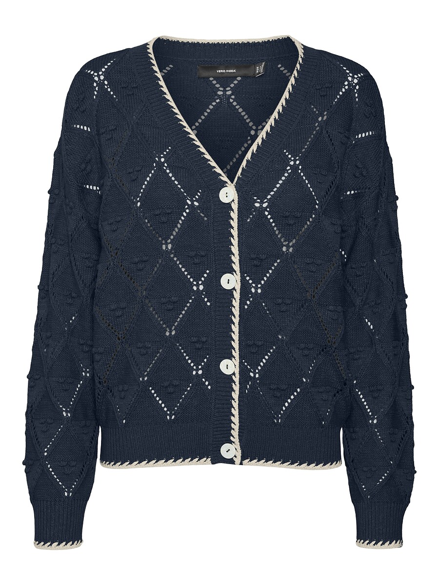 Gilet col V boutonné