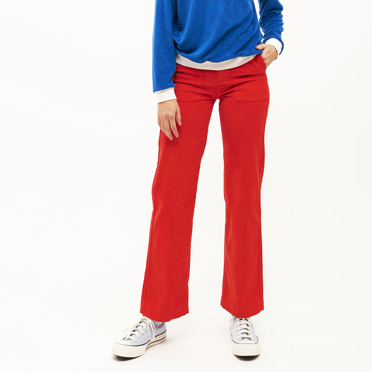 Pantalon droit velours WILLIAM, WILD