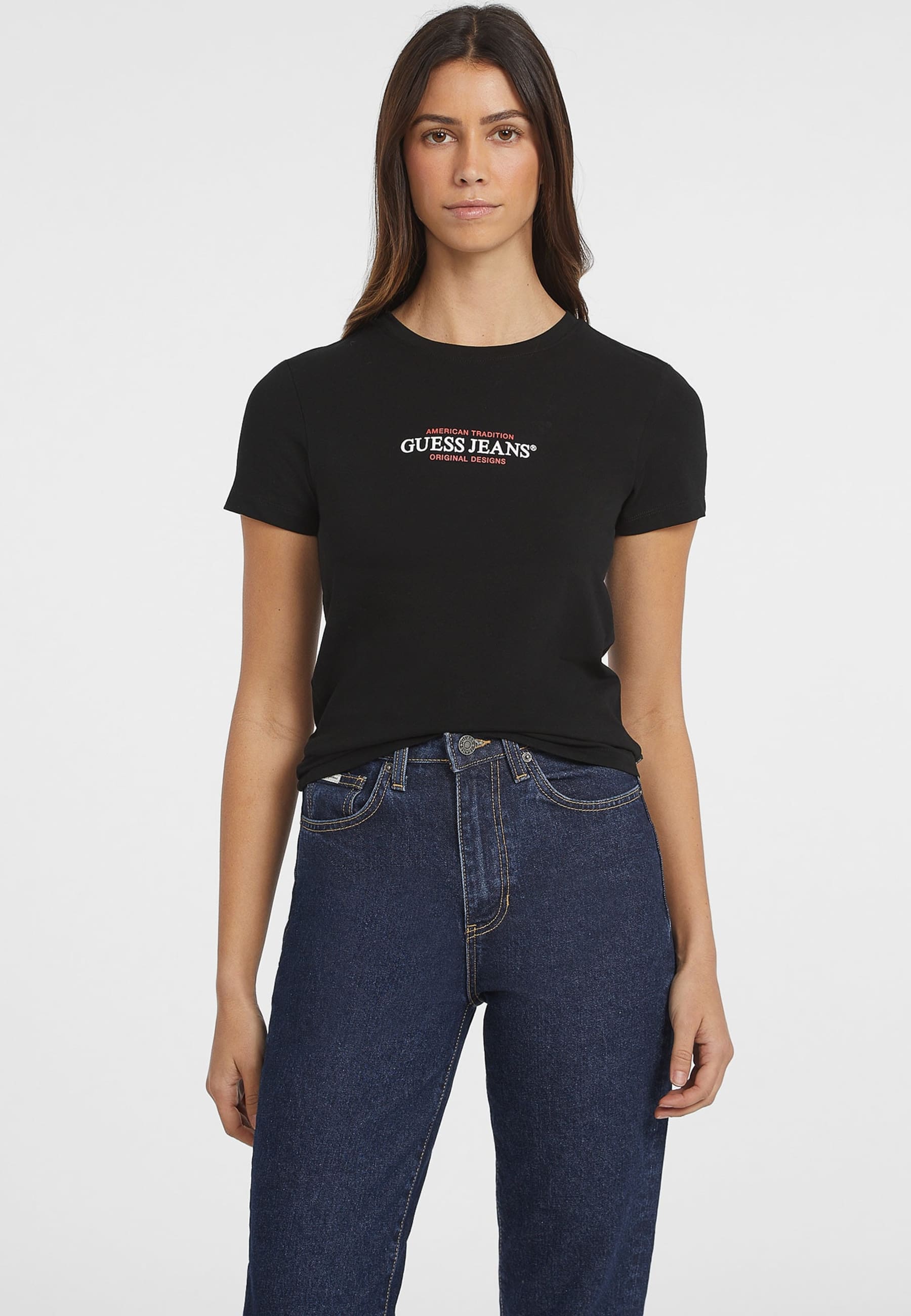 T-Shirt Slim American Tradition, GUESS JEANS