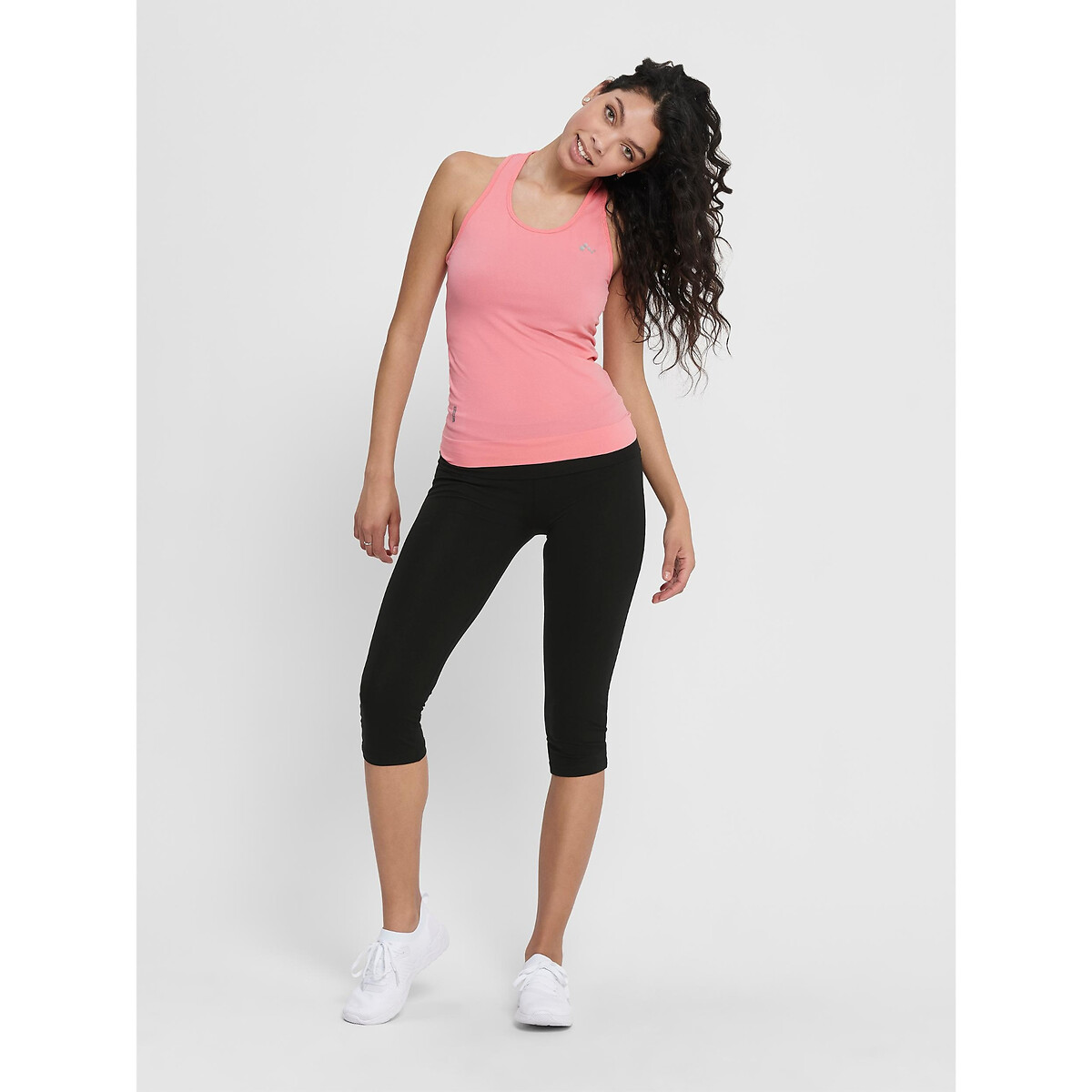 Only Play 3/4 workout leggings in black