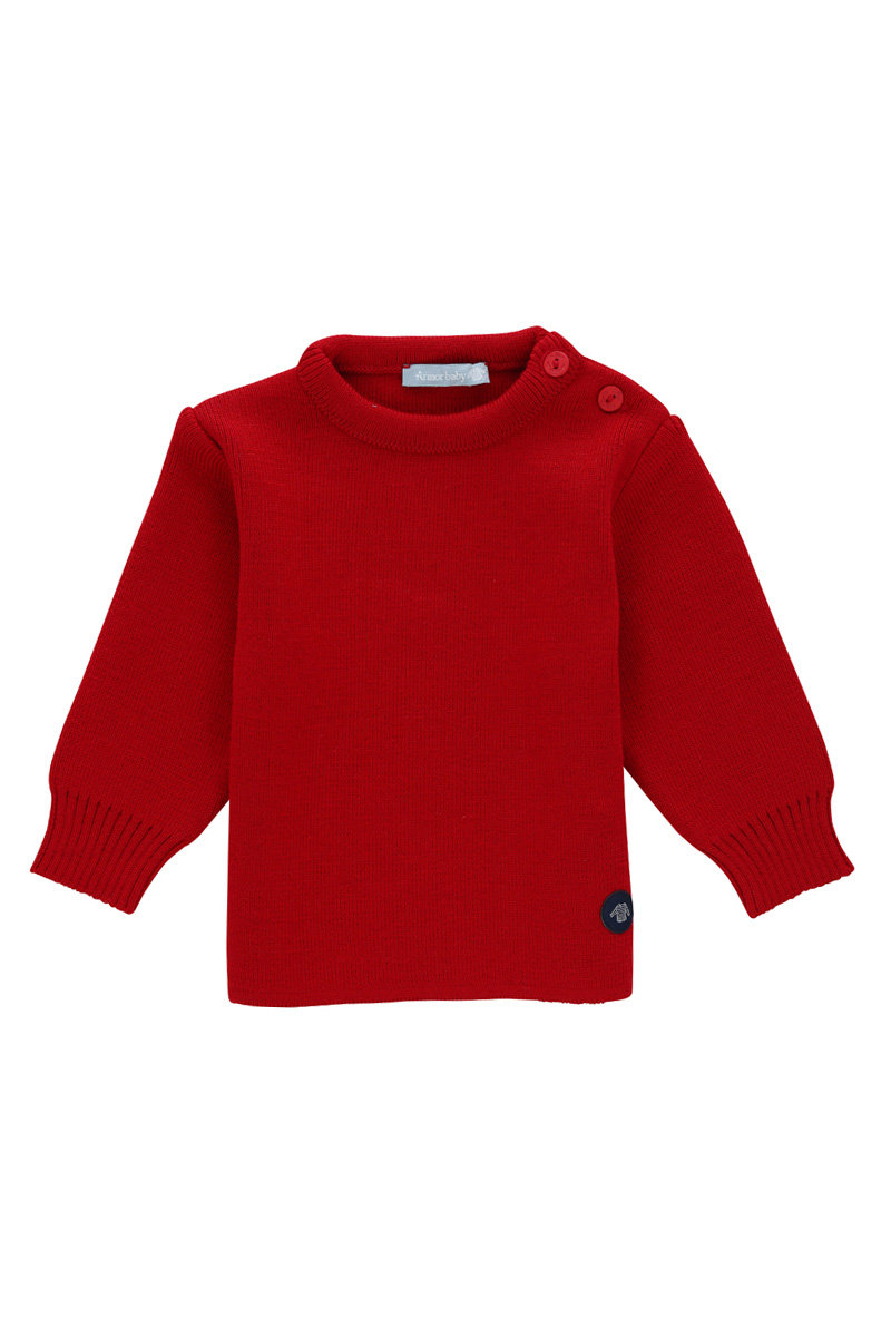 Pull marin uni FOUESNANT BABY, ARMOR-LUX