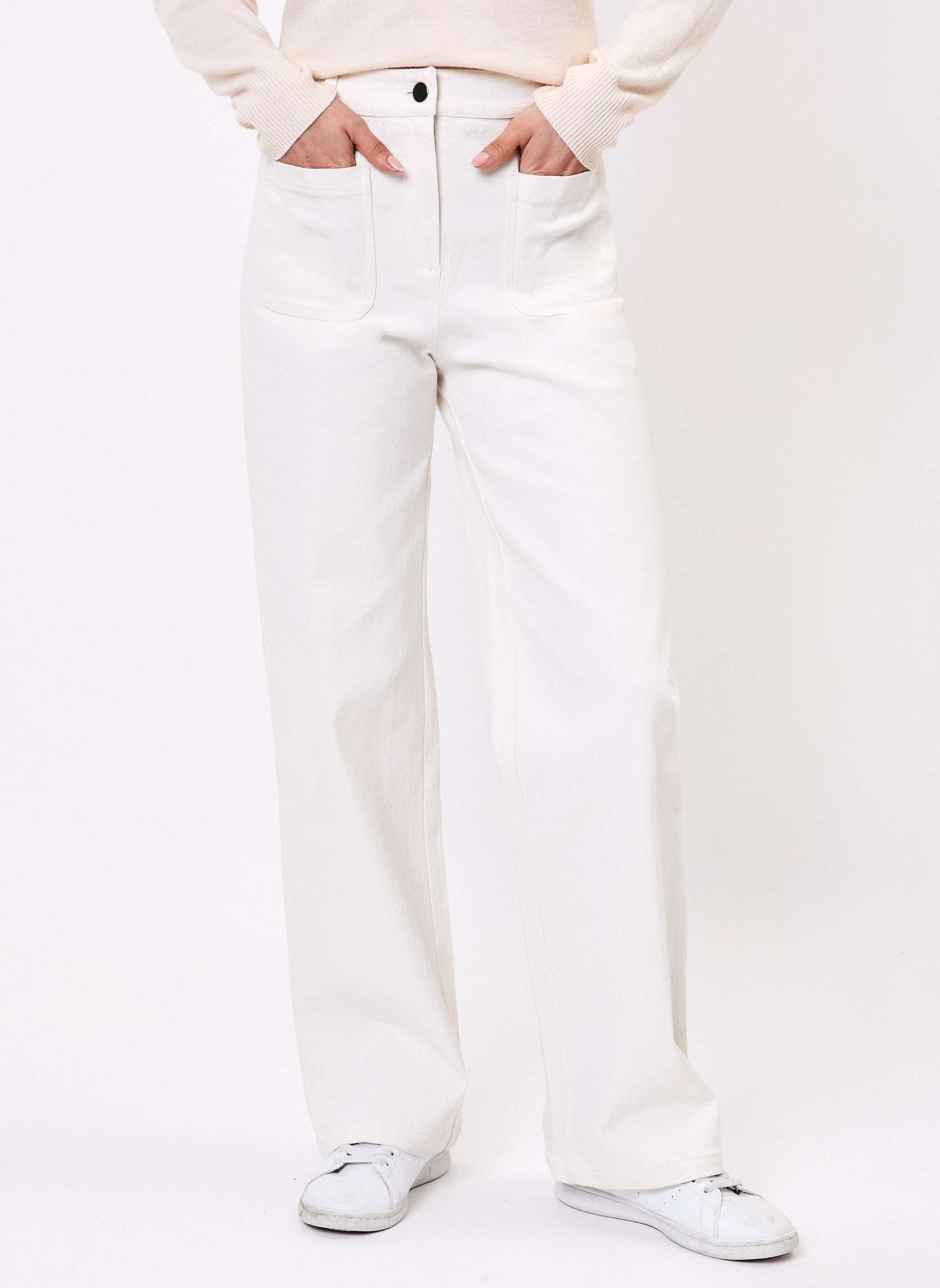 Jean large denim coton bio MAYA, LA FIANCÉE