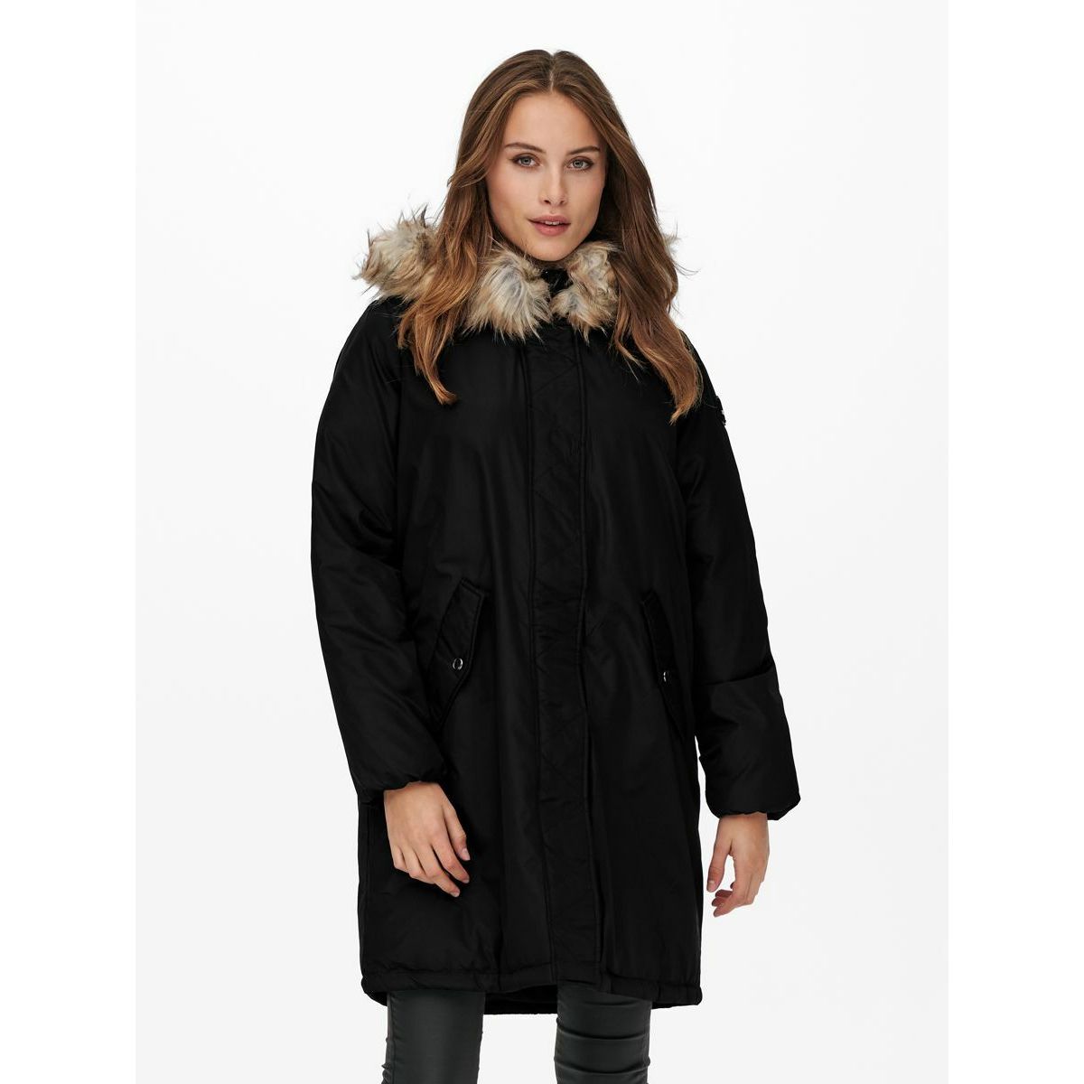 Only manteau online fausse fourrure