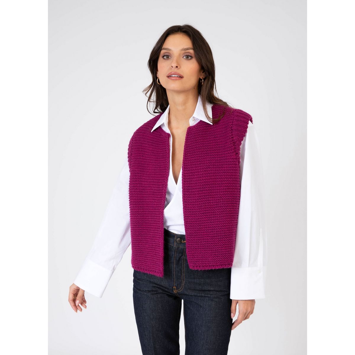 Gilet chaud hotsell sans manche femme